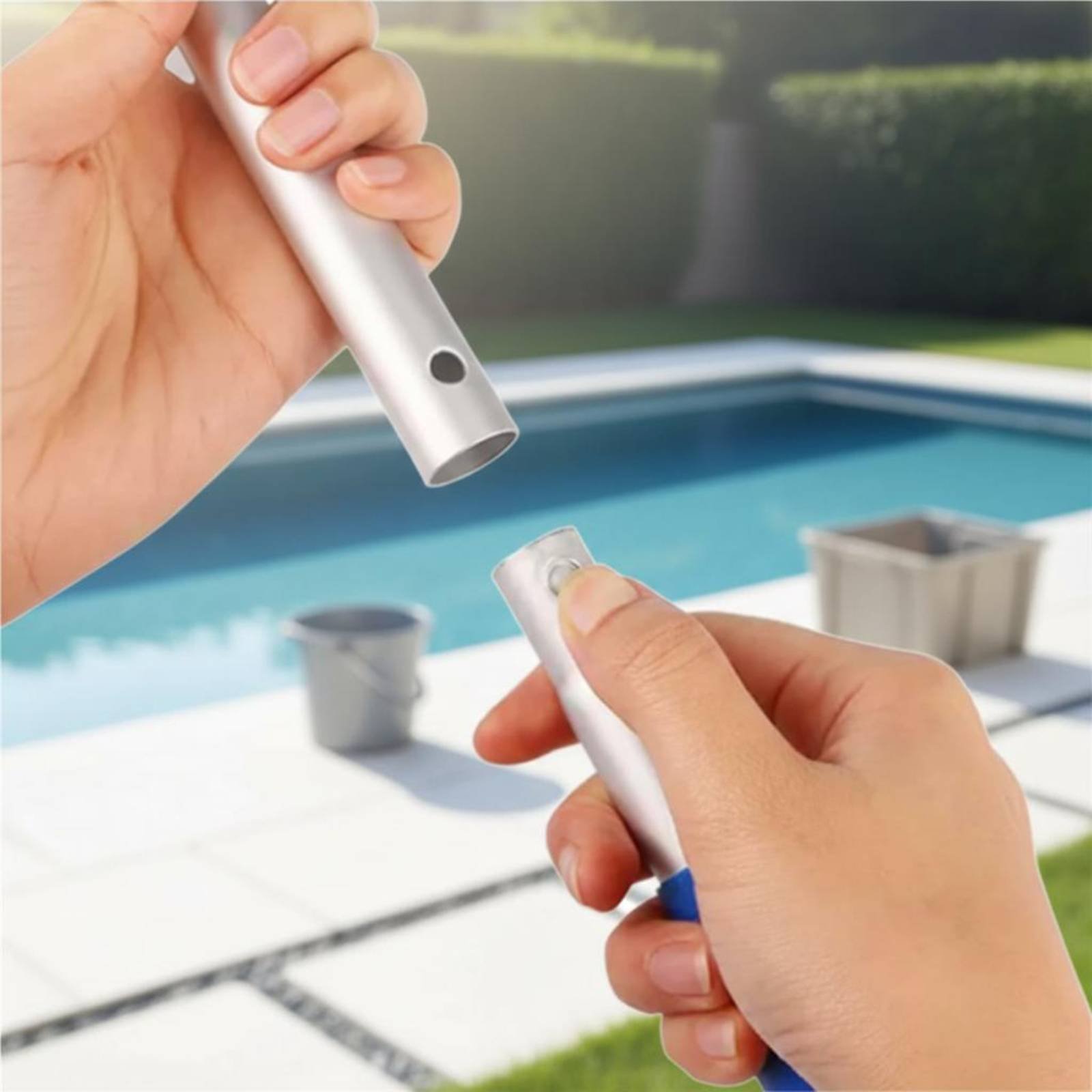 Pool Skimmer Net - Rete per foglie rimovibile per piscina,