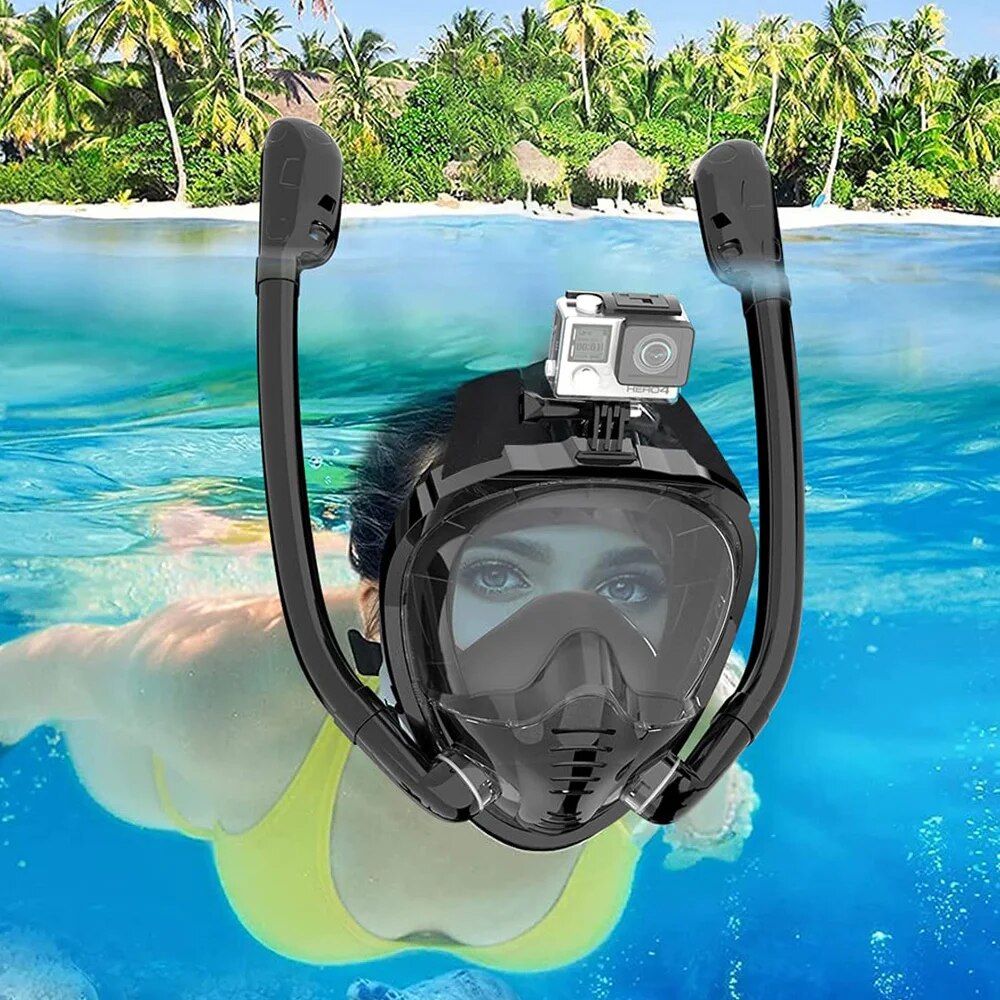 Snorkel Mask Full Face - Maschera da snorkeling a pieno facciale