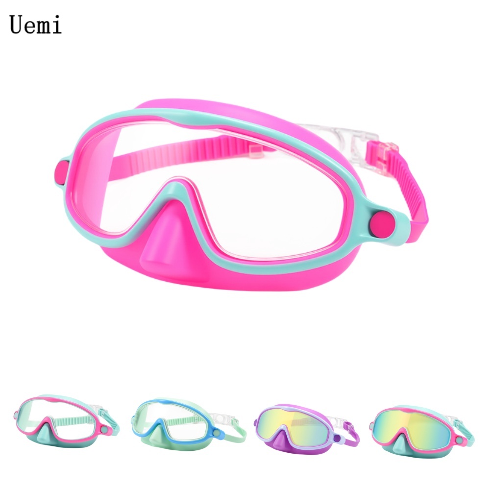 Swim Goggles Anti Fog Uv - Occhialini da Nuoto per Bambini con