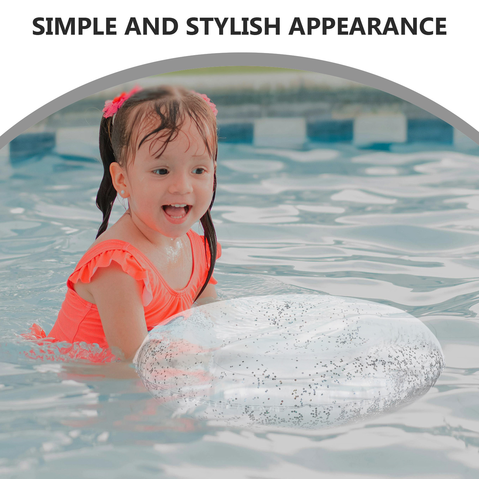 Pool Float Ring Inflatable - Anello da Nuoto Gonfiabile in PVC
