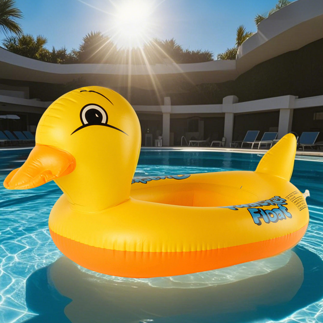 Pool Float Ring Inflatable - Galleggiante sottobraccio gonfiabile addensato a forma
