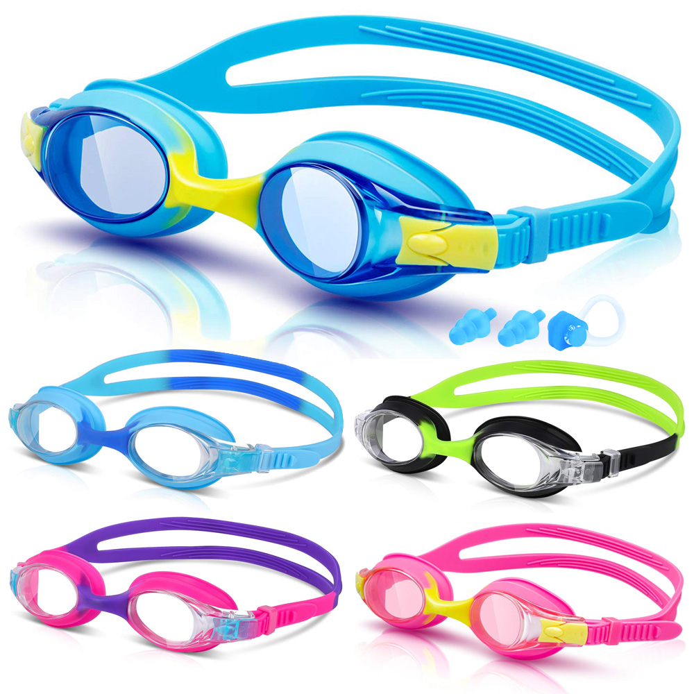 Swim Goggles Anti Fog Uv - Occhialini da nuoto per bambini Giovani