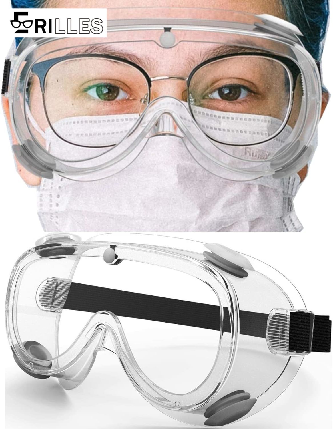 Swim Goggles Anti Fog Uv - Occhiali di sicurezza per sport acquatici,