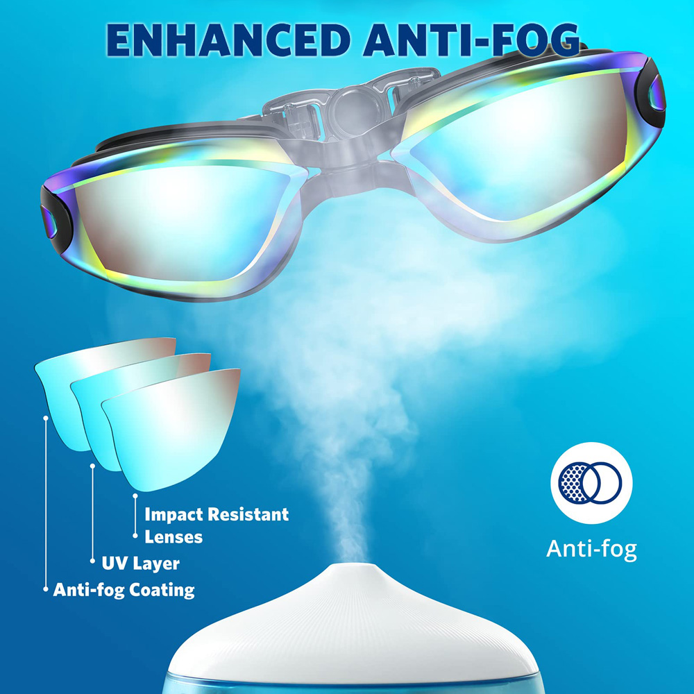 Confezione da 2 occhialini da  - Swim Goggles Anti Fog Uv recensione e prezzo