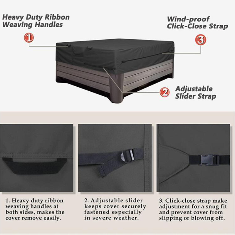 Square Spa vasca idromassaggio - Pool Cover Waterproof recensione e prezzo