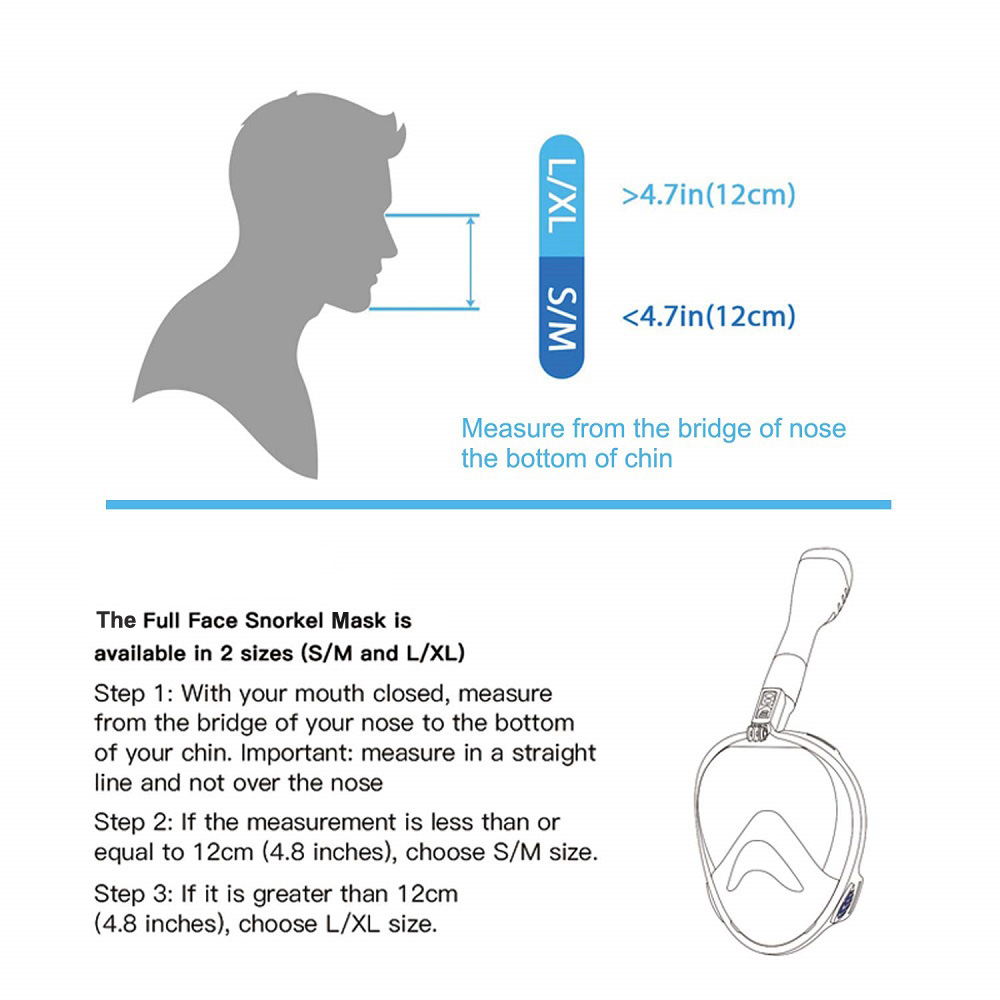 Maschera da snorkeling a pieno - Snorkel Mask Full Face recensione e prezzo