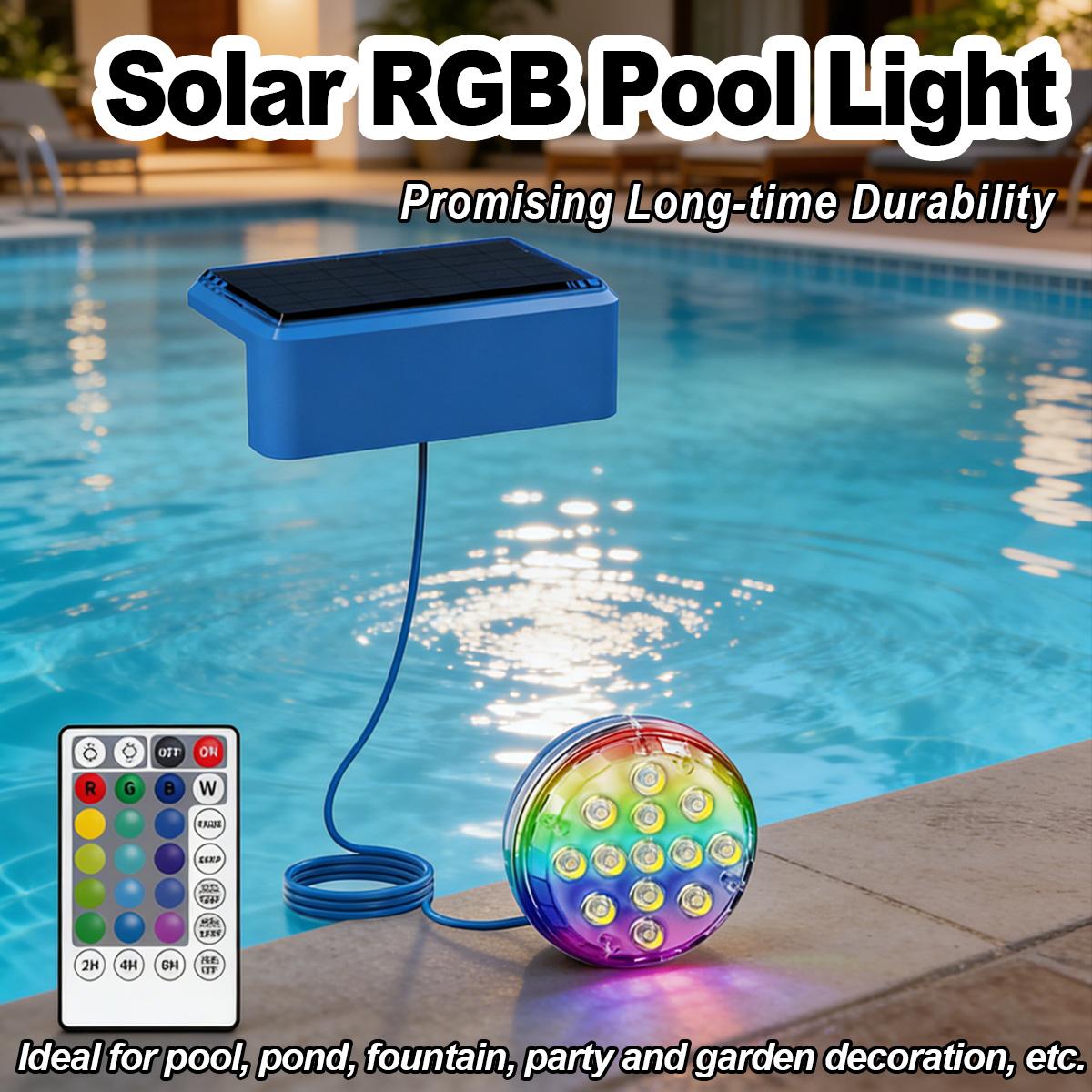 Luce Solare Subacquea per Pisc - Pool Light Solar Rechargeable recensione e prezzo