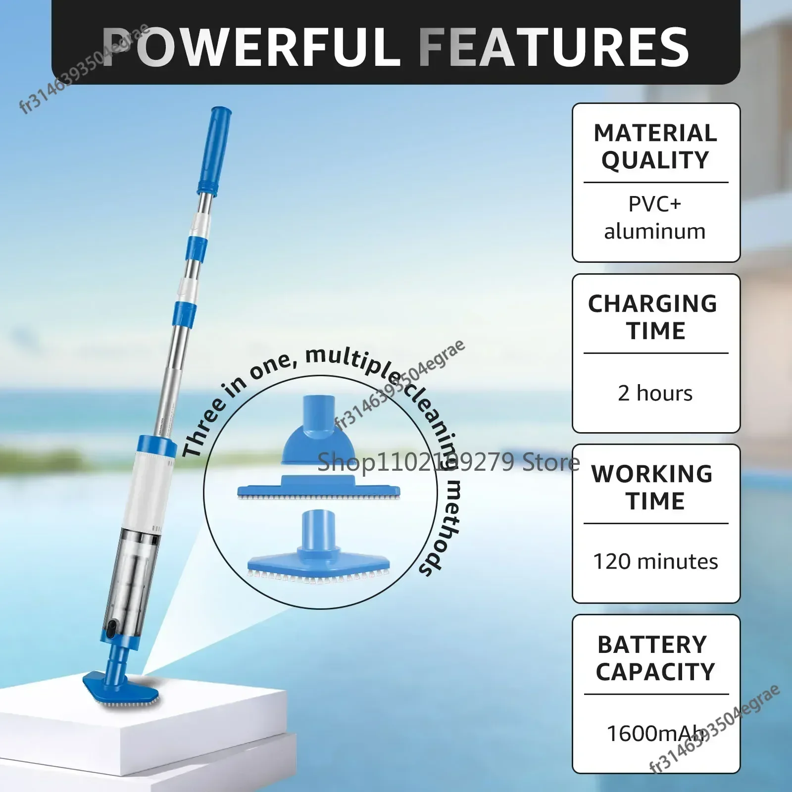 Aspirapolvere Portatile Ricari - Pool Vacuum Manual recensione e prezzo