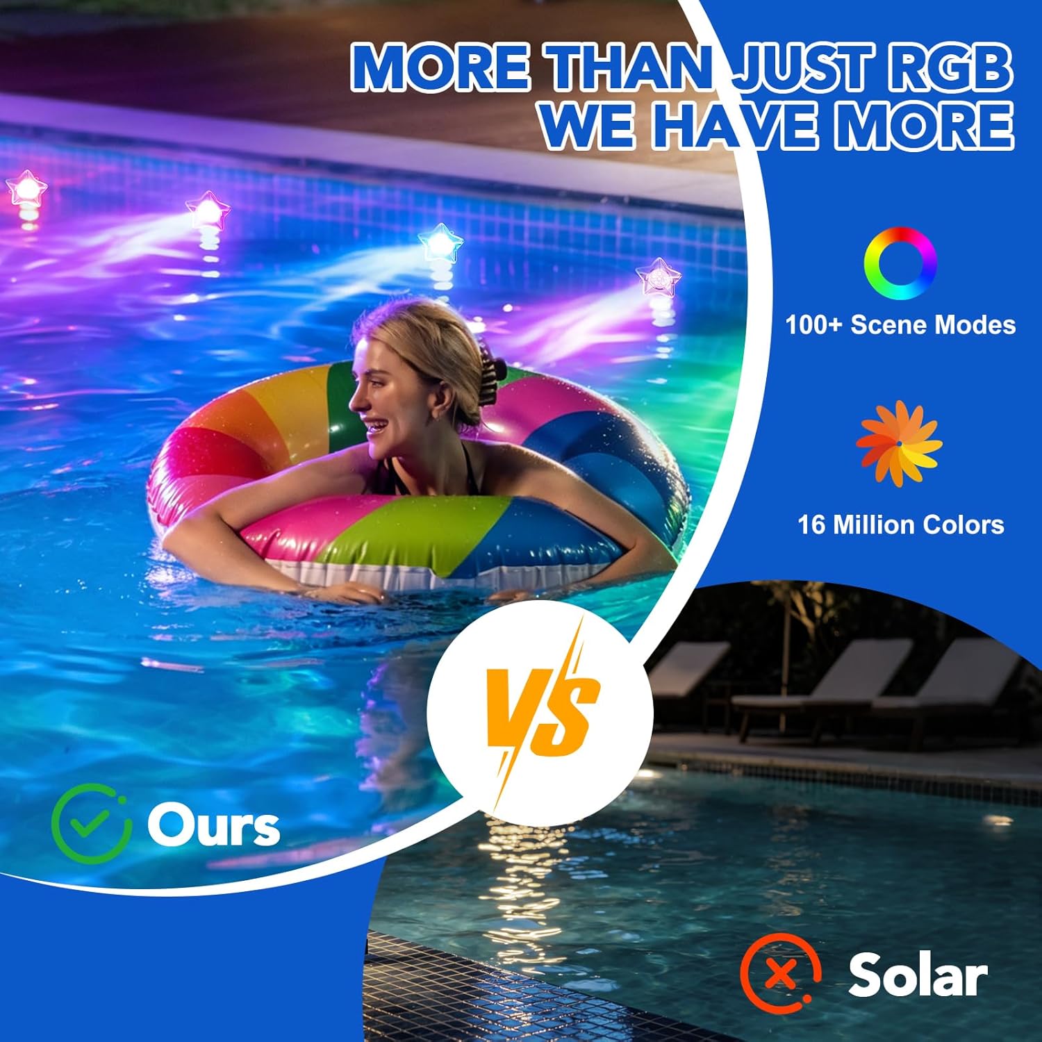 Luci solari per piscina multic - Pool Light Solar Rechargeable recensione e prezzo