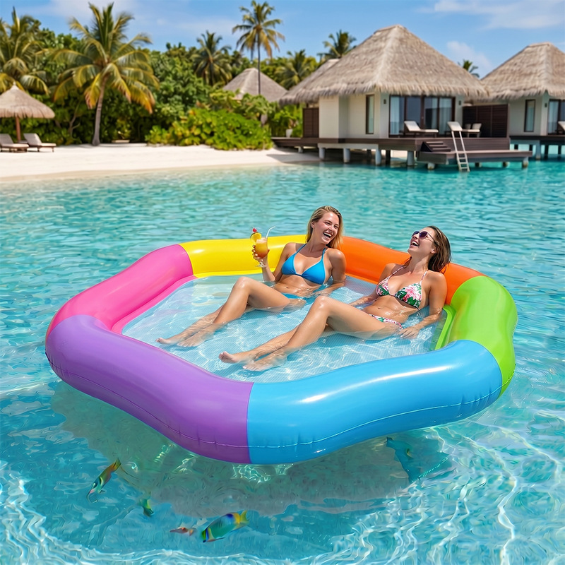 Nuovo materassino gonfiabile e - Pool Lounger Inflatable recensione e prezzo