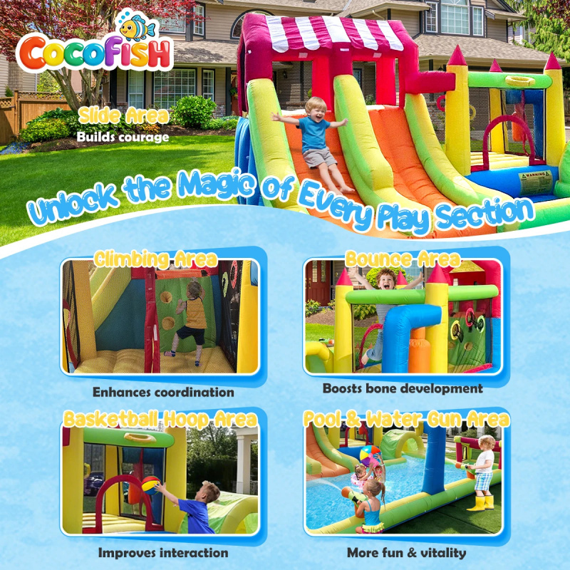 Cocofish Parco Acquatico Estiv - Water Slide Inflatable recensione e prezzo