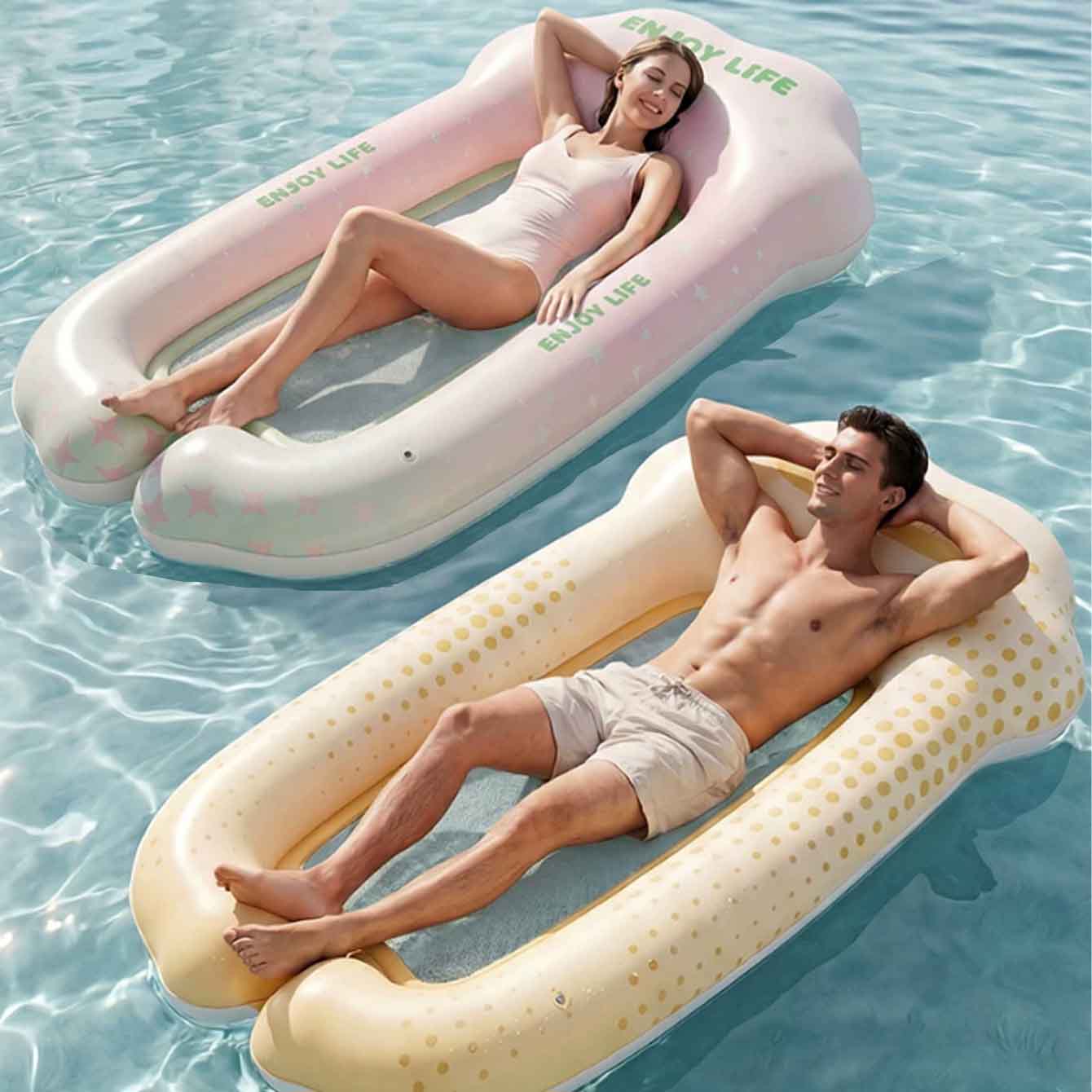 Lettino Gonfiabile Galleggiant - Pool Lounger Inflatable recensione e prezzo