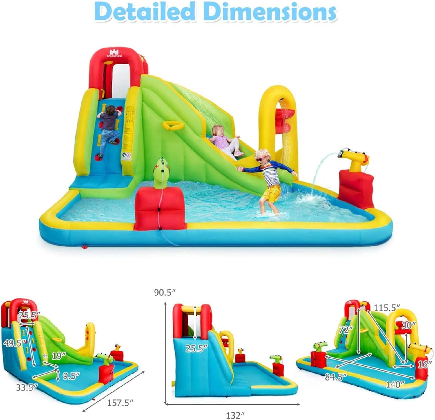 Mega Parco Acquatico Gonfiabil - Water Slide Inflatable recensione e prezzo