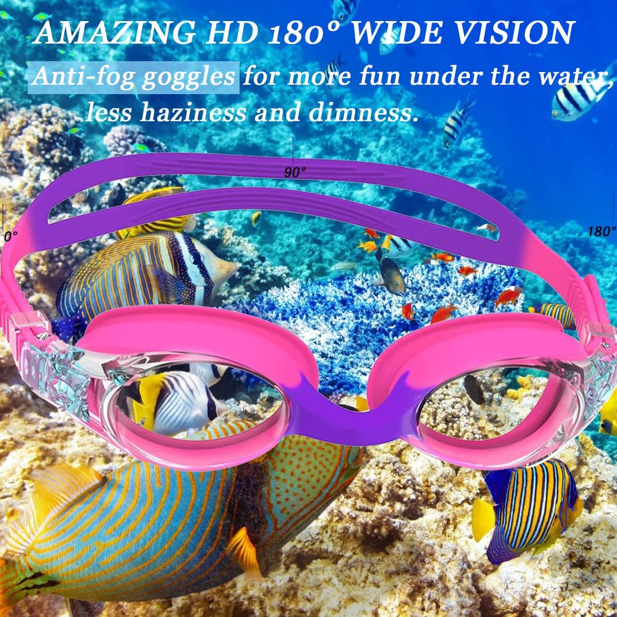 Occhialini da nuoto per bambin - Swim Goggles Anti Fog Uv recensione e prezzo
