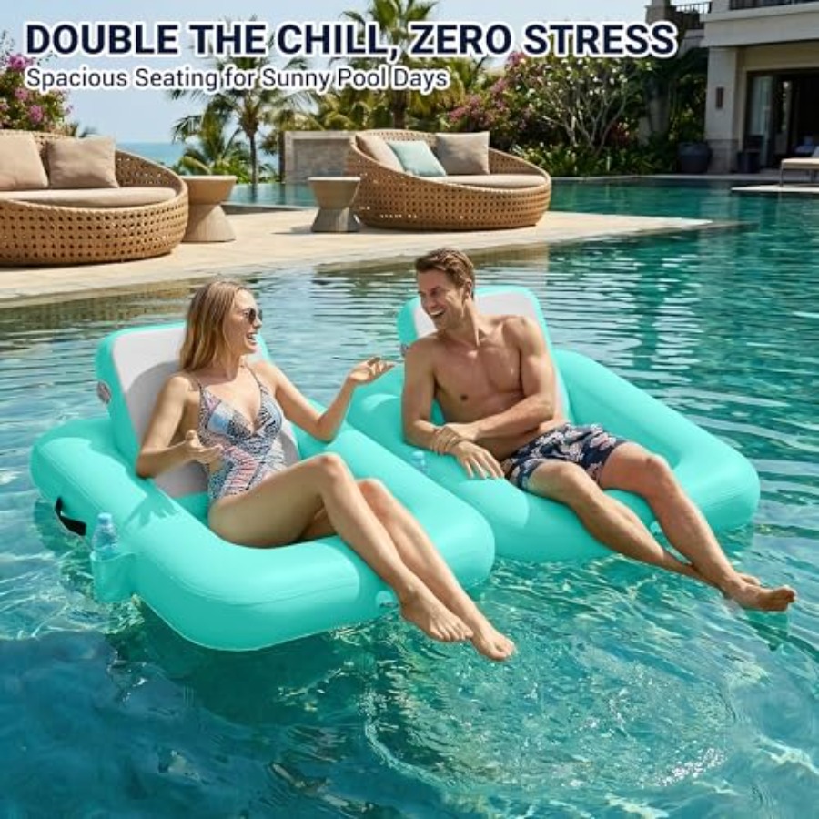 Sedie Galleggianti con Schiena - Pool Lounger Inflatable recensione e prezzo