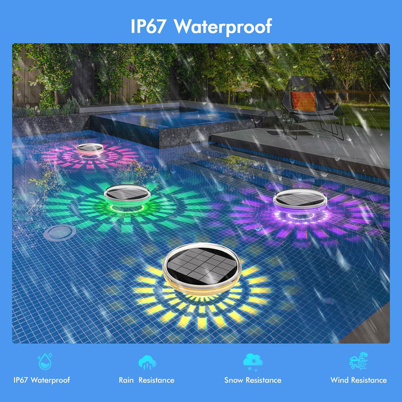 Luci per piscina, galleggianti - Pool Light Solar Rechargeable recensione e prezzo